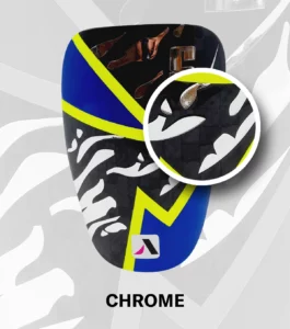 Chrome shin pads
